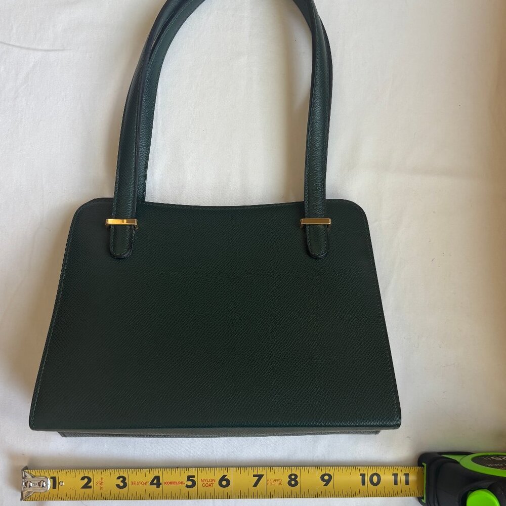 Vintage Cellerini Green Leather Bag – Made in Florence, Italy